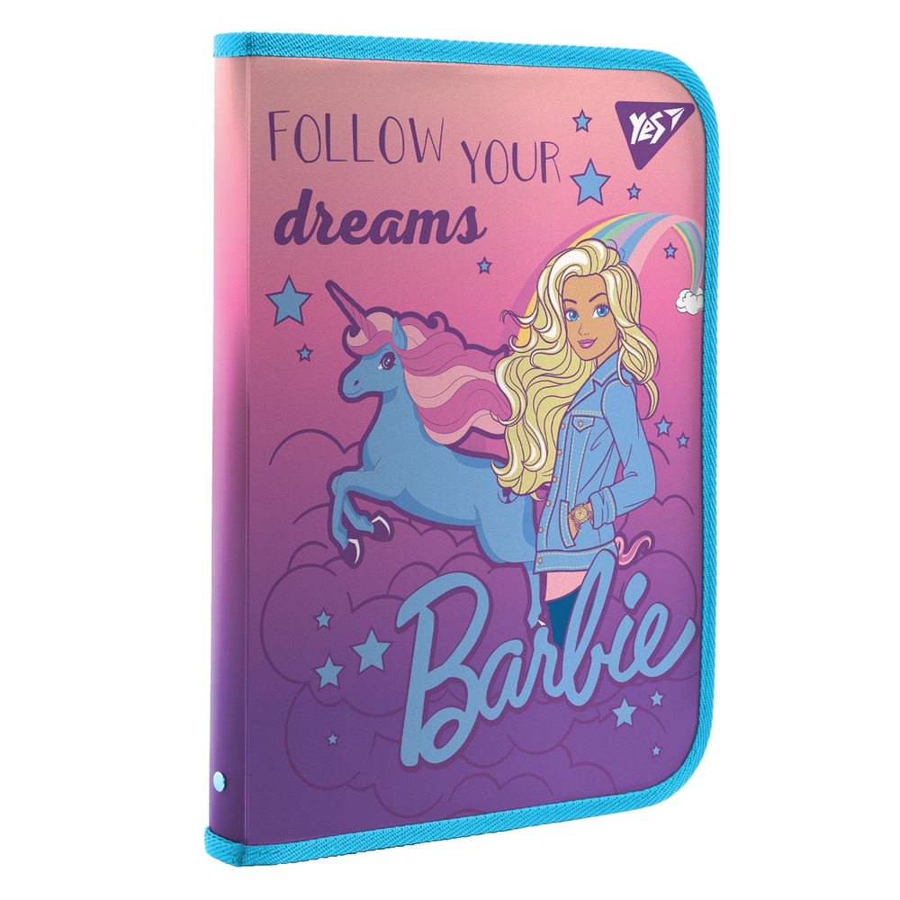 Папка факультативна Yes Barbie FC з внутрішньою кишенею 491912