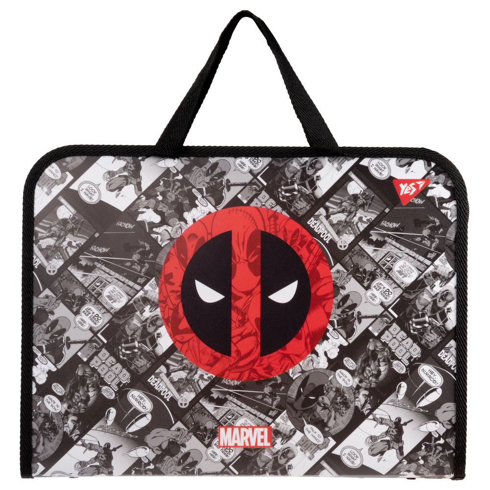 Папка-портфель Yes FC на блискавці з тканинними ручками Marvel.Deadpool 491987