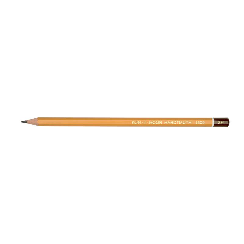 Олівець графітний Koh-i-Noor 3H шестигранний 1500.3H