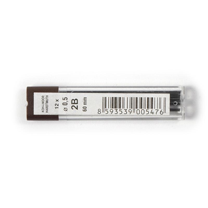 Стержні Koh-i-Noor для олівців 0.5 мм 2B 4152.2B