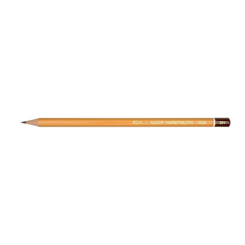 Олівець графітний Koh-i-Noor 2H шестигранний 1500.2H
