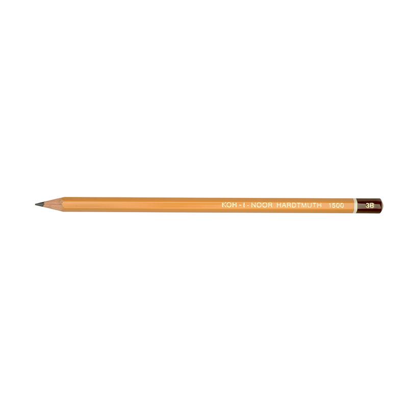 Олівець графітний Koh-i-Noor 3B шестигранний 1500.3B