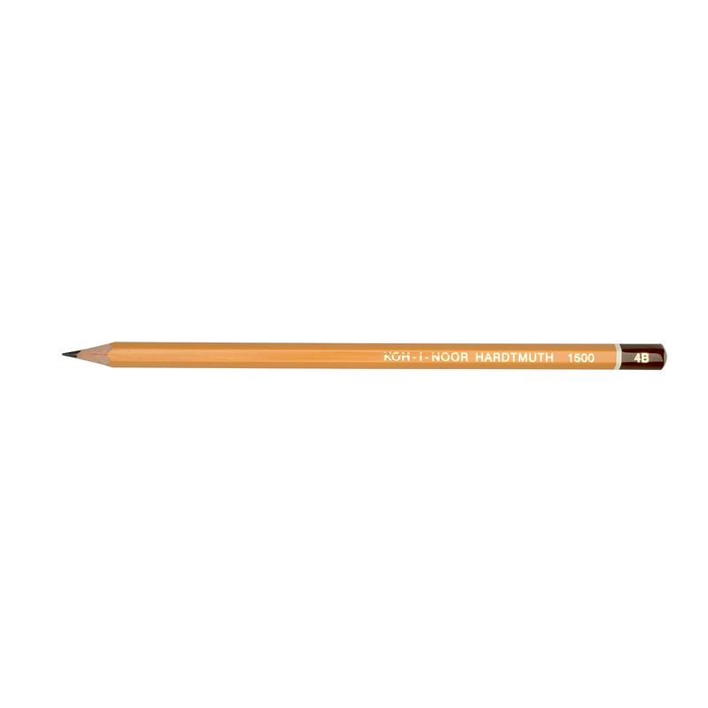 Олівець графітний Koh-i-Noor 4B шестигранний 1500.4B