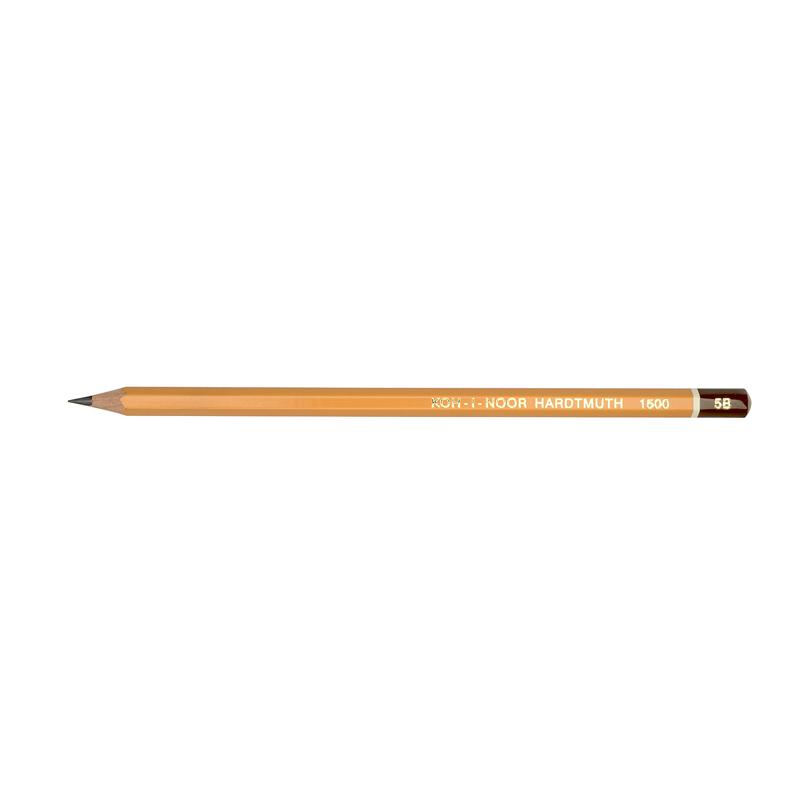 Олівець графітний Koh-i-Noor 5B шестигранний 1500.5B