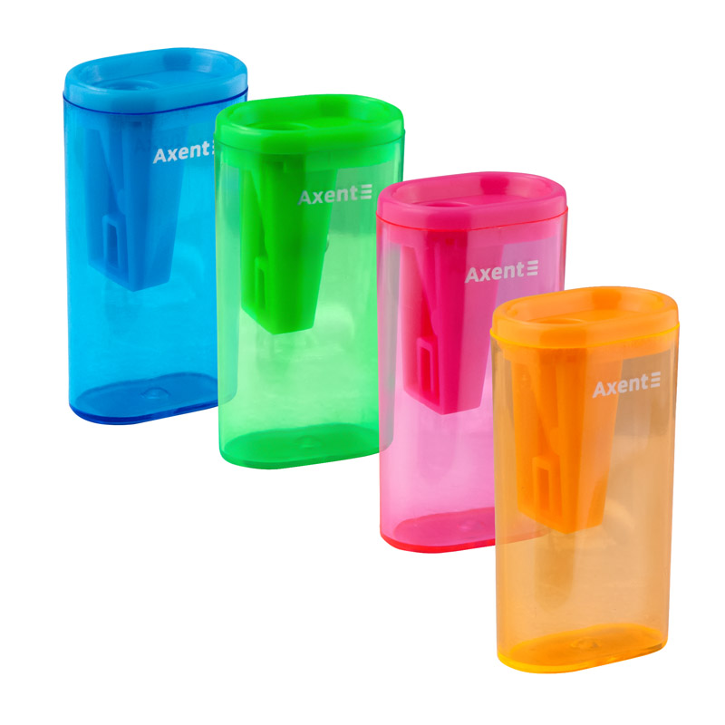 Точилка для олівців з контейнером Axent Lighter 1155-A асорті (28 шт)
