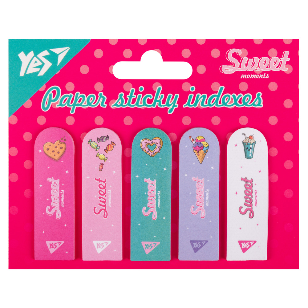 Індекси паперові Yes Sweet Cream 55x15мм 100 шт 5x20 170416
