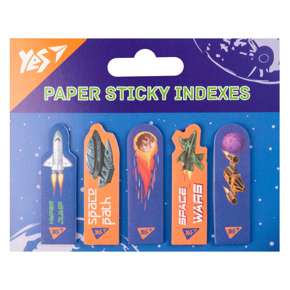 Індекси паперові Yes Space 55x15мм 100 шт 5x20 170414