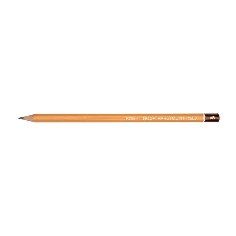 Олівець графітний 1500 Koh-i-Noor 8B шестигранний 1500.8B