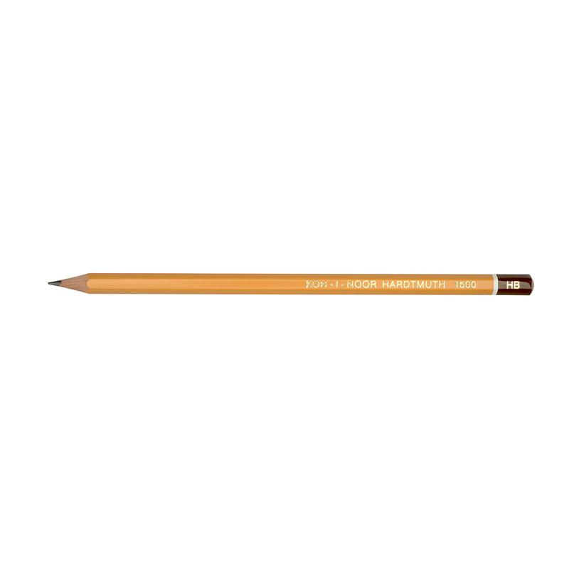 Олівець графітний 1500 Koh-i-Noor HB шестигранний 1500.HB
