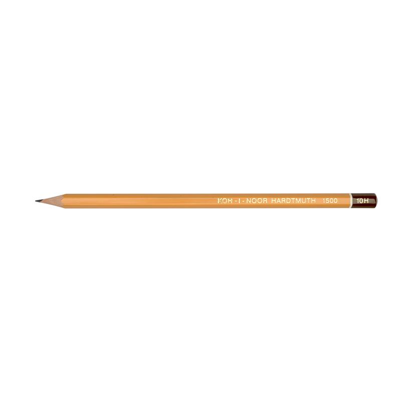 Олівець графітний 1500 Koh-i-Noor 10H шестигранний 1500.10H