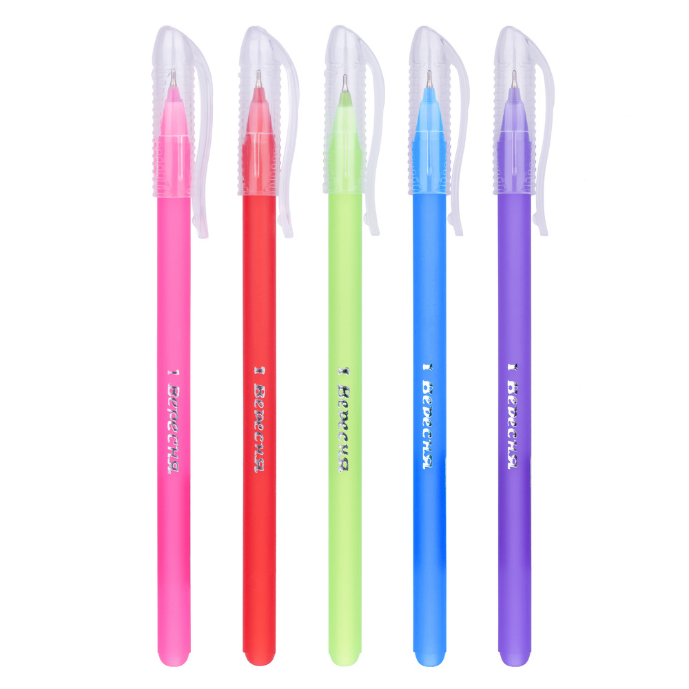 Ручка кулькова 1 Вересня Soft Touch 0,6 мм синя 411079