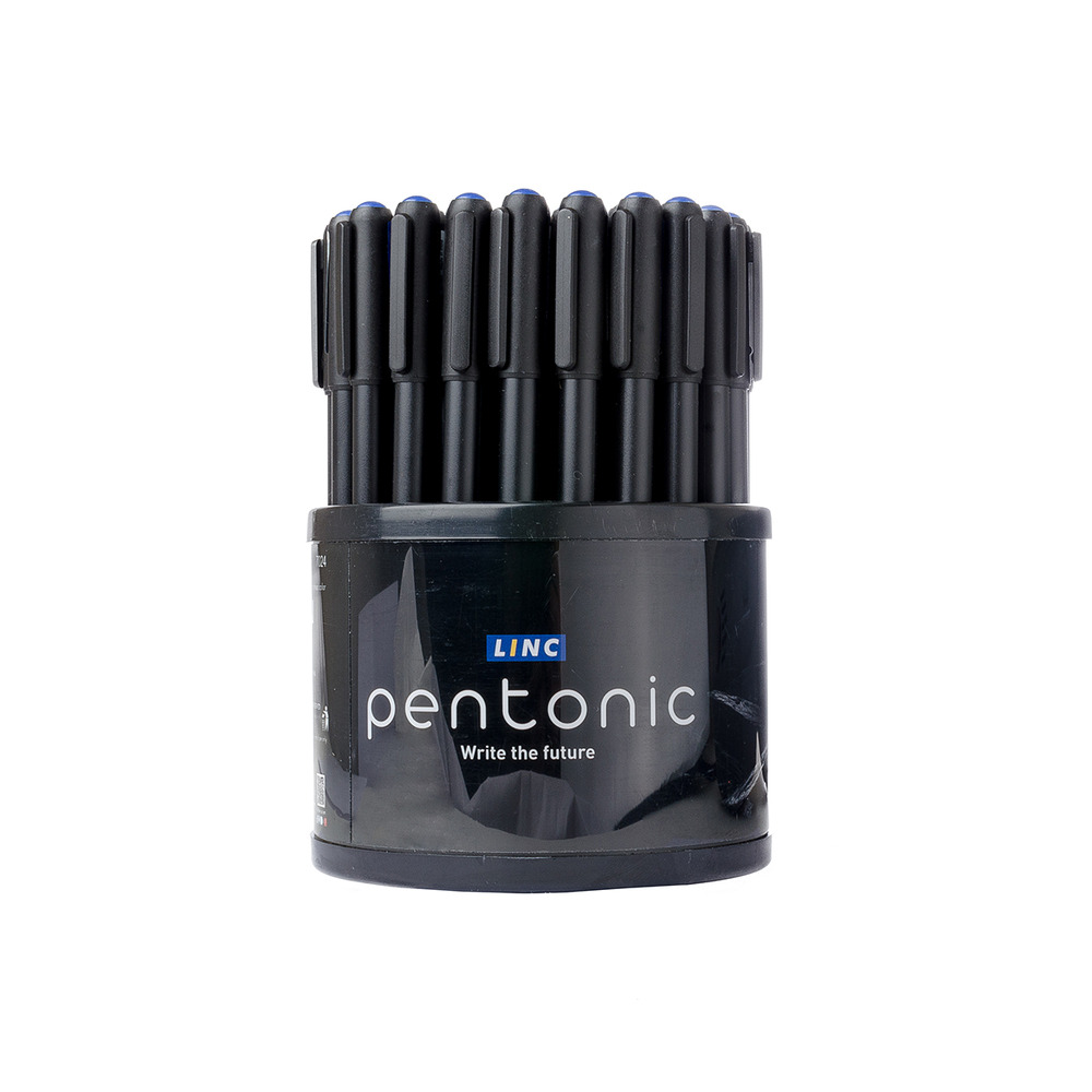 Ручка кулькова LINC Pentonic 0,7 мм мікс кольорів 50 шт стенд 411990. Фото 2