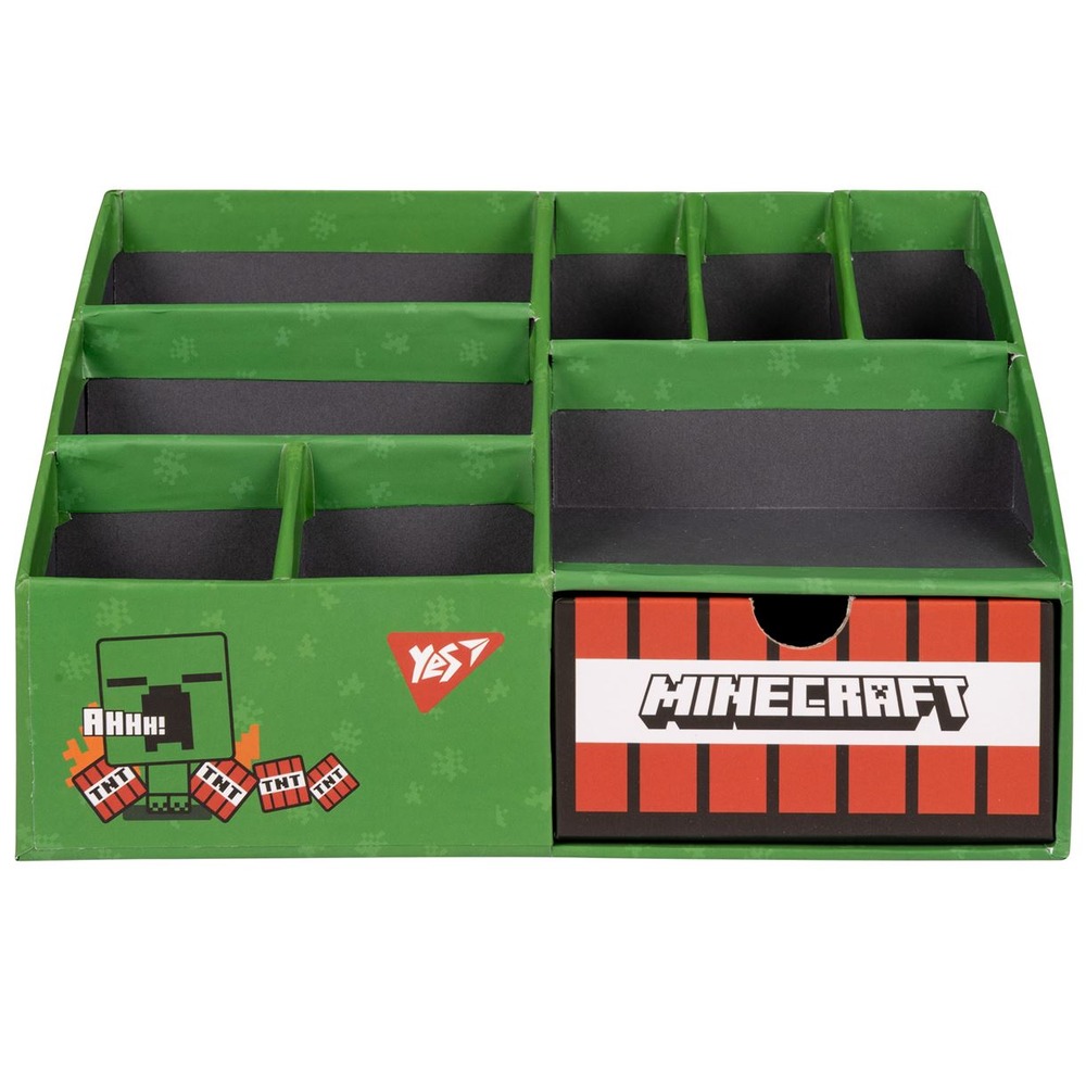 Органайзер настільний Yes Minecraft 8 відділень картон 708221. Фото 2