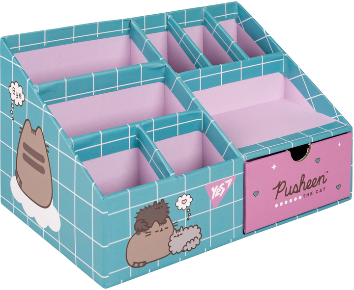 Органайзер настільний Yes Pusheen 8 відділень картон 708222