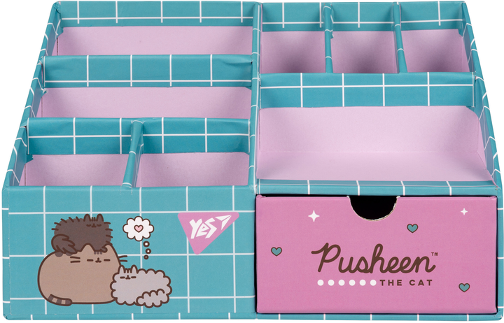 Органайзер настільний Yes Pusheen 8 відділень картон 708222. Фото 2