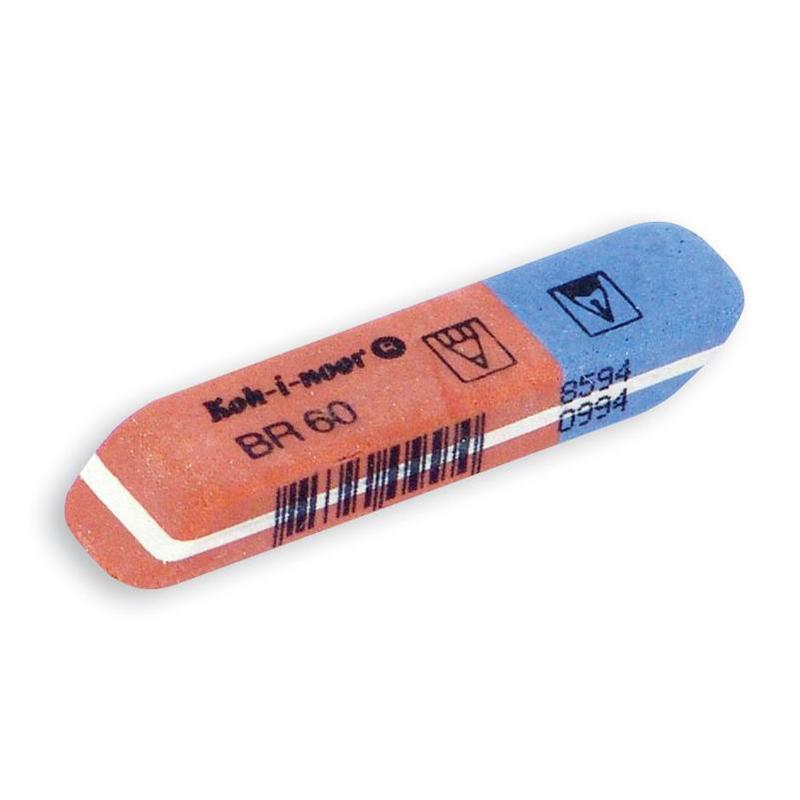 Гумка Koh-I-Noor комбінована BlueStar (56 шт) 6521/60