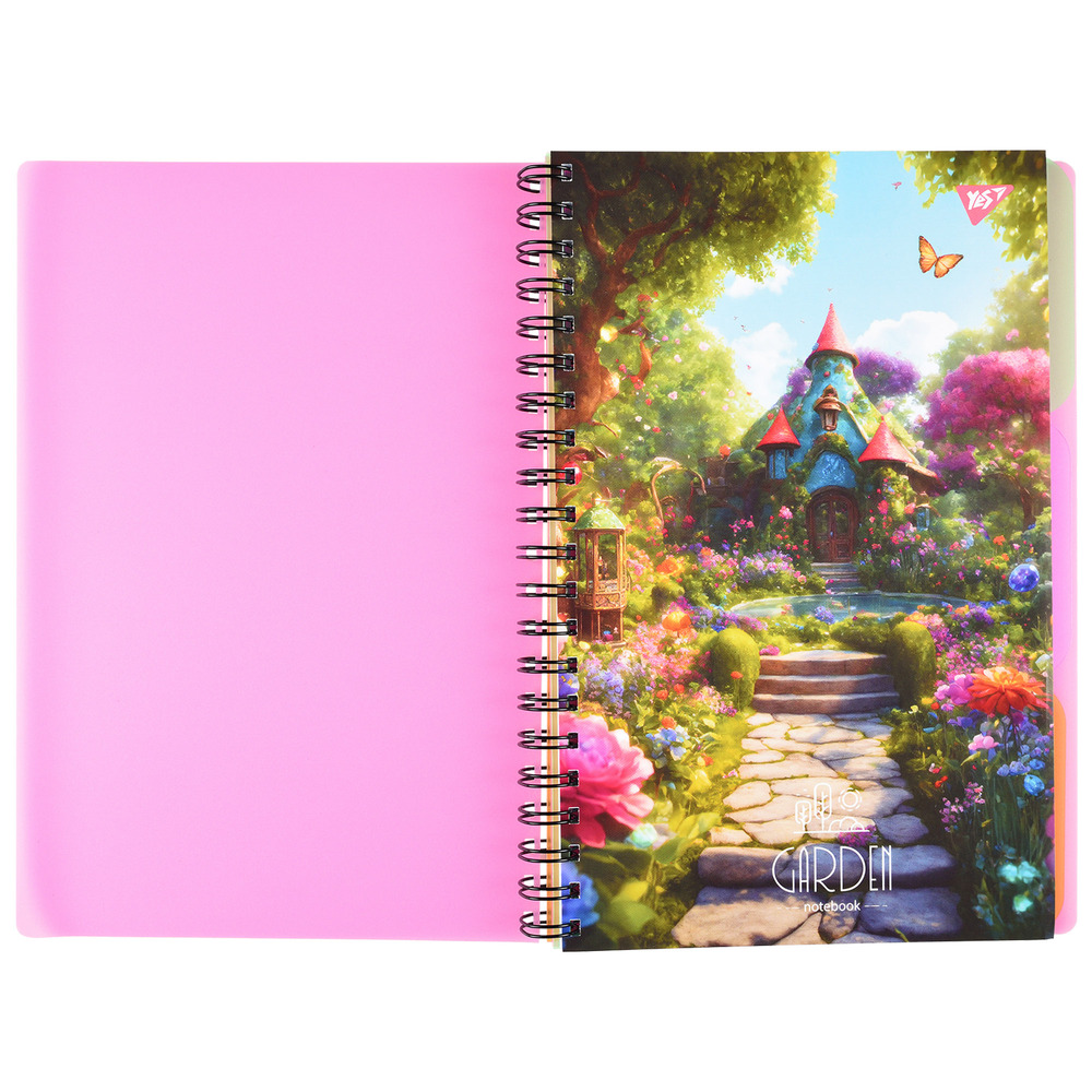 Зошит для записів YES А4 144 аркуша клітинка Garden 681947