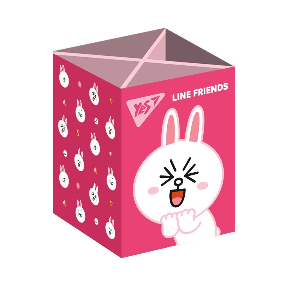 Стакан для письмового приладдя Yes Line Friends, картон 450107