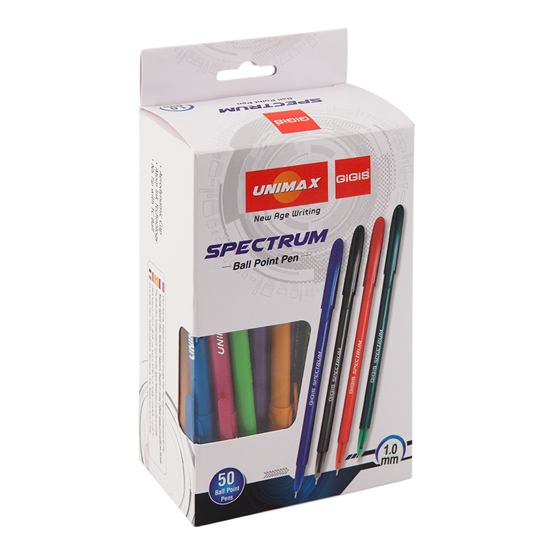 Ручка кулькова Unimax Spectrum Fashion, синя UX-135-02. Фото 2