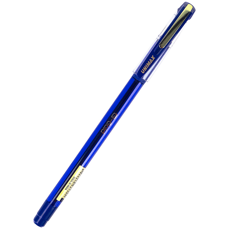 Ручка кулькова Unimax G-Gold, синя UX-139-02. Фото 2