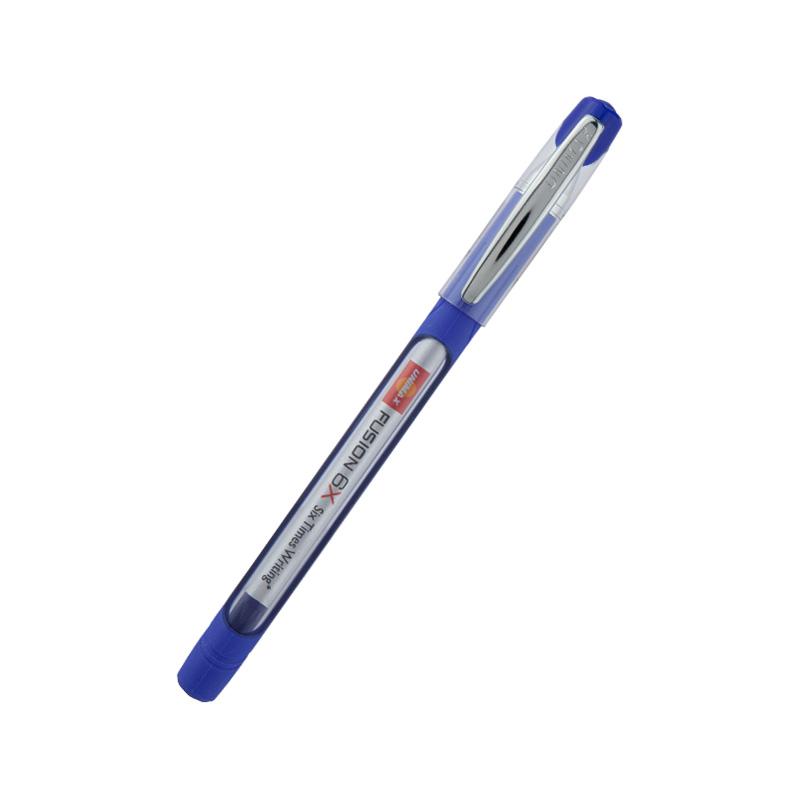 Ручка кулькова Unimax Top Tek Fusion 10 000, синя UX-10000-02. Фото 3