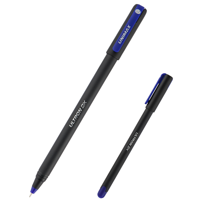 Ручка кулькова Unimax Ultron 2x, чорна UX-146-02