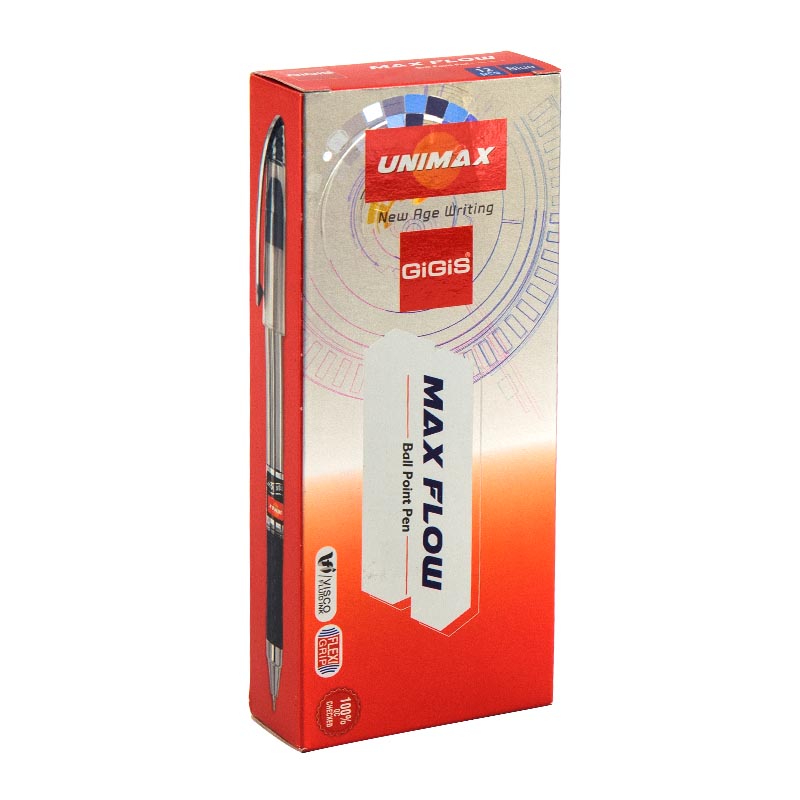 Ручка кулькова Unimax Maxflow, синя UX-117-02. Фото 3