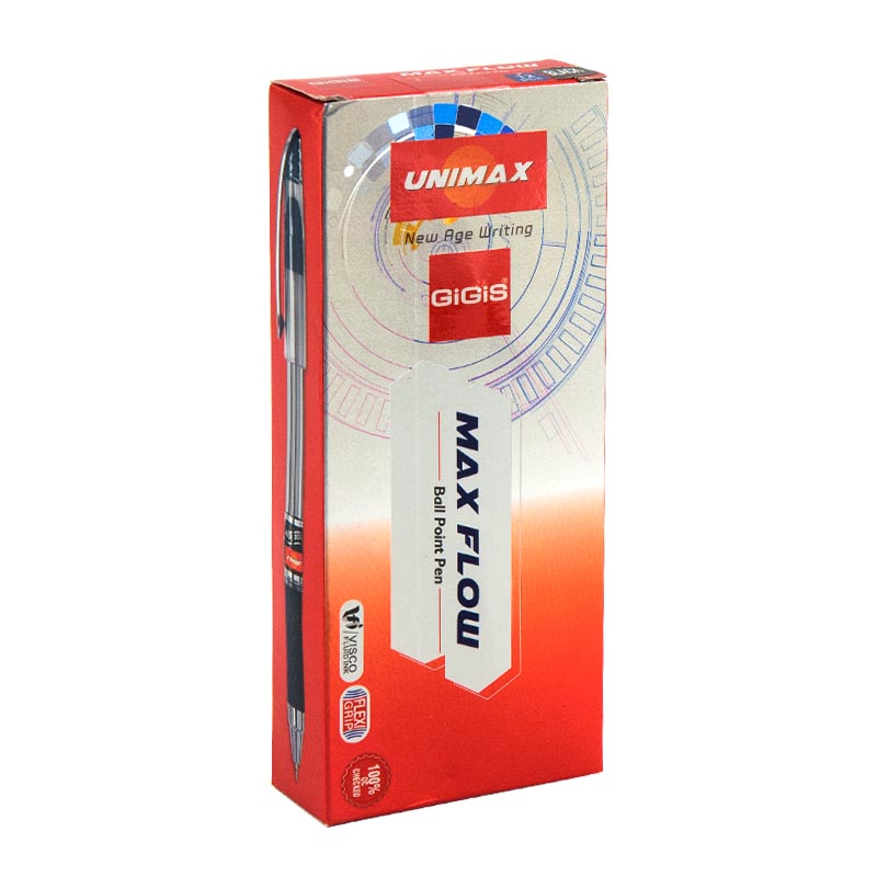 Ручка кулькова Unimax Maxflow, чорна UX-117-01. Фото 3