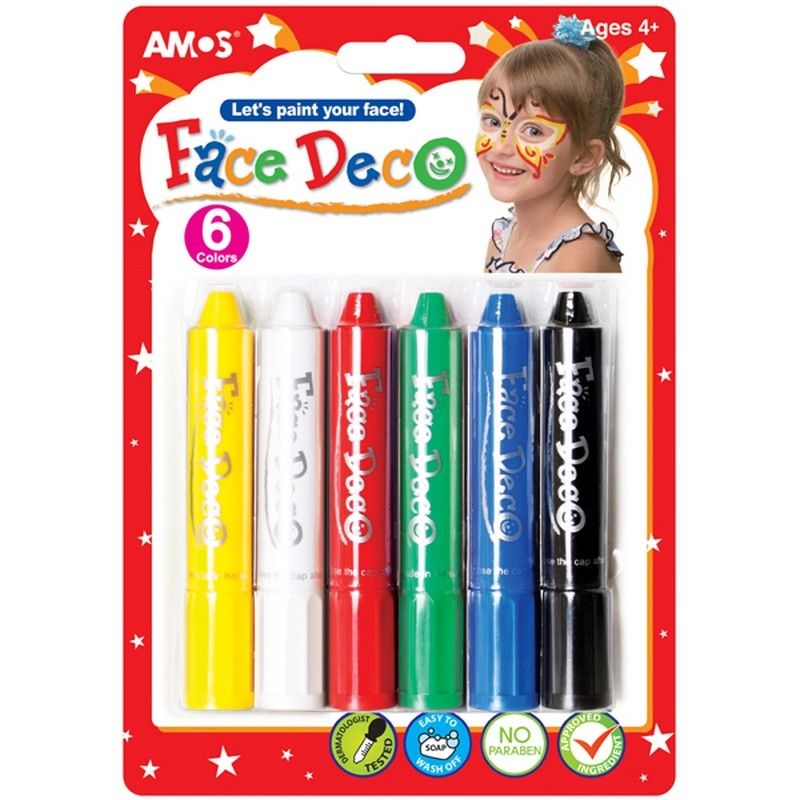 Фарби для гриму  Amos 6 шт FD5B6