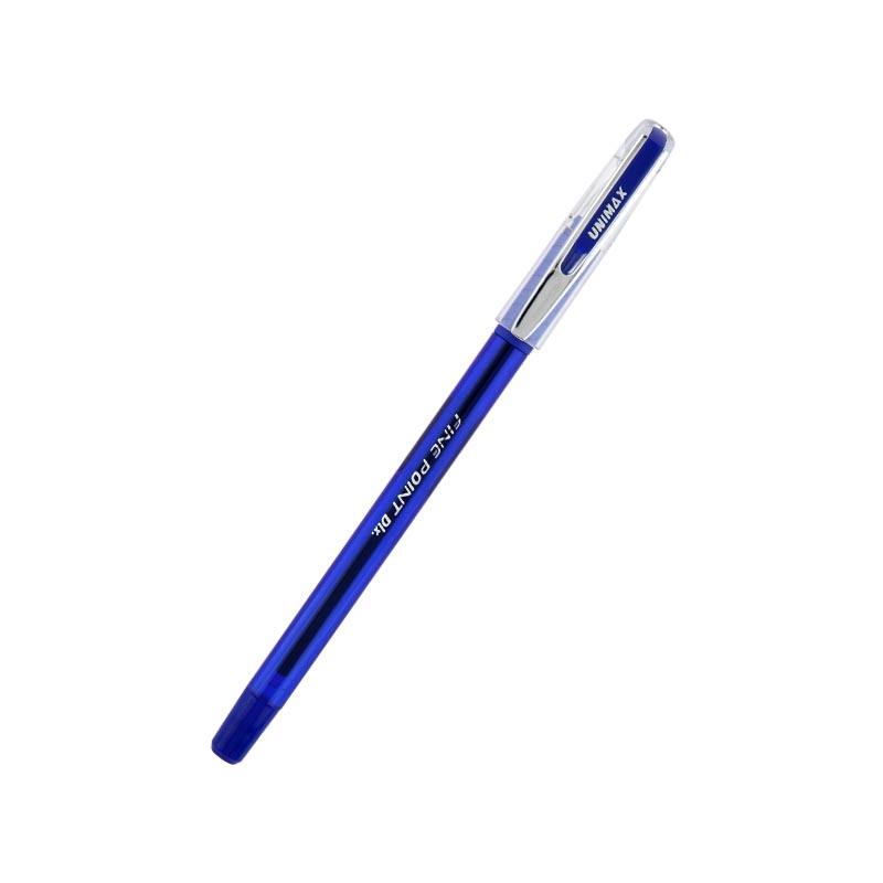 Ручка кулькова Unimax Fine Point Dlx, синя UX-111-02. Фото 3