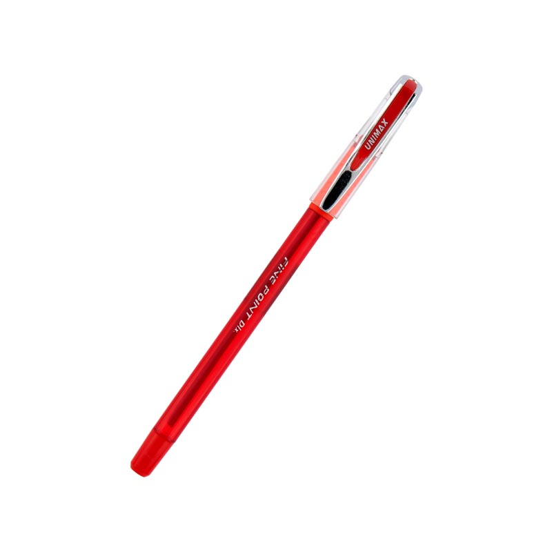 Ручка кулькова Unimax Fine Point Dlx, червона UX-111-06. Фото 3