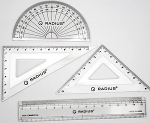 Готовальня ТМ Radius  9 предметів Gee Box . Фото 4