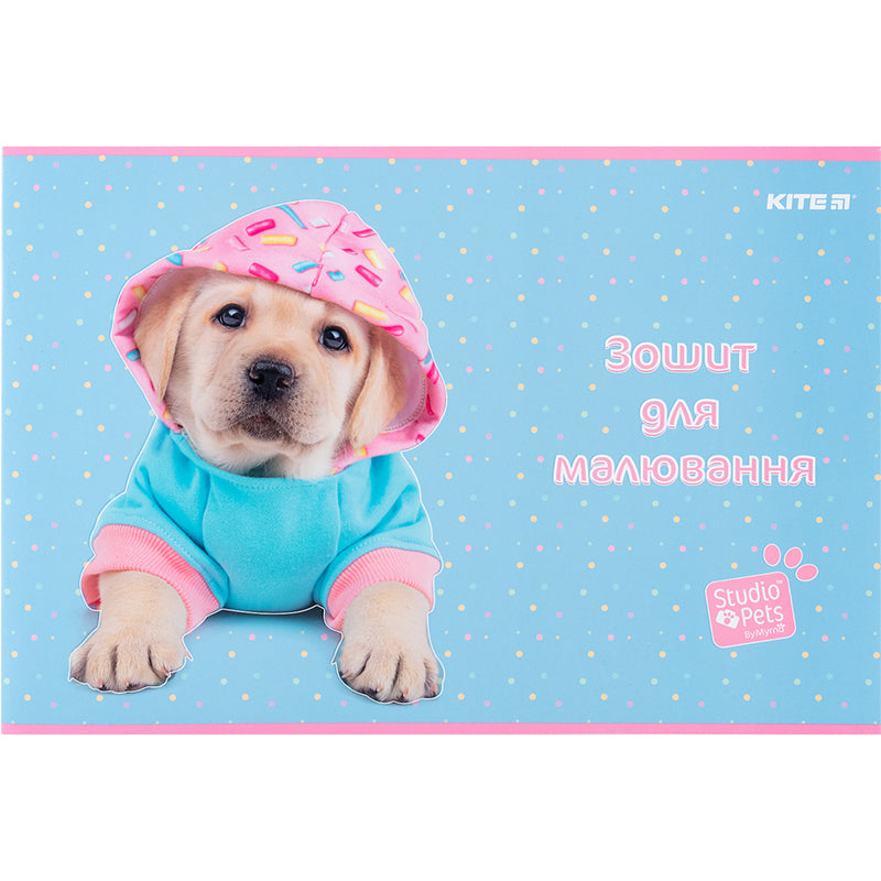 Альбом для малювання Kite Studio Pets SP24-242, 24 аркуша. Фото 5