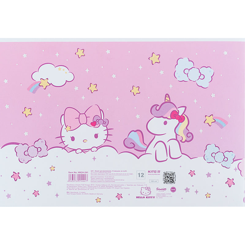 Альбом для малювання Kite Hello Kitty HK24-241, 12 аркушів. Фото 10