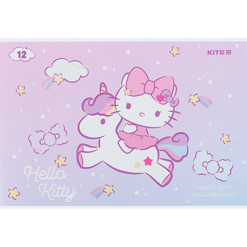 Альбом для малювання Kite Hello Kitty HK24-241, 12 аркушів. Фото 3