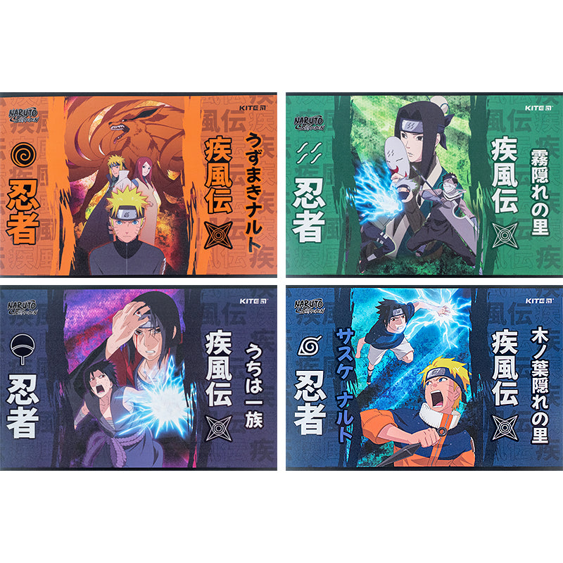 Альбом для малювання Kite Naruto NR24-241, 12 аркушів