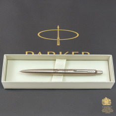 Ручка Parker Jotter сталь кулькова Емблема ЗСУ + Тризуб ЗСУ	16132_W101b. Фото 4
