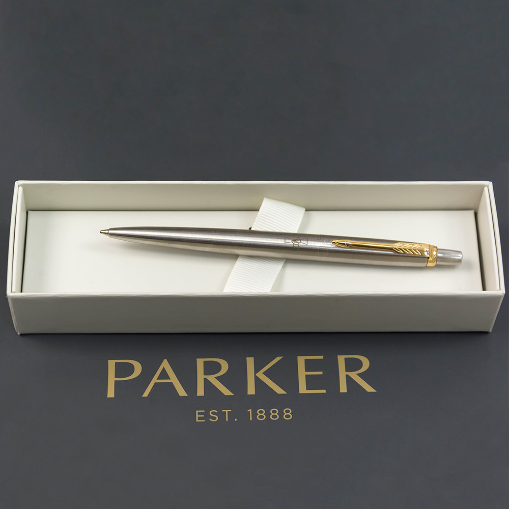 Ручка Parker Jotter Army сталь з позолотою кулькова Емблема ЗСУ 16032_W001b. Фото 5