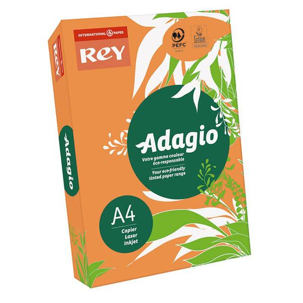Папір Adagio А4 500 аркушів 70 гарбузовий 00-00016210