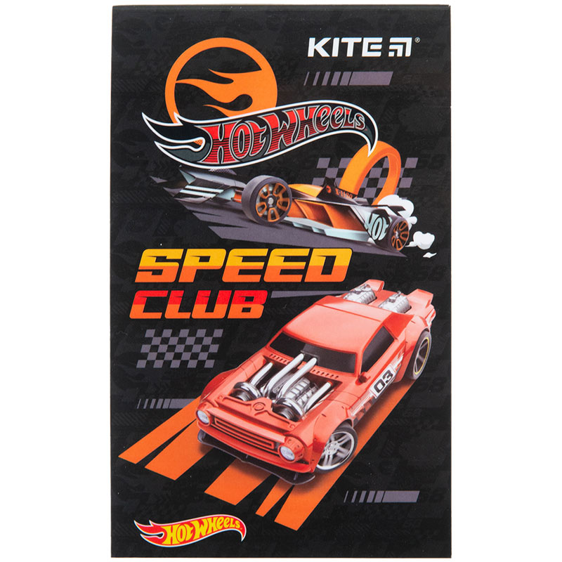 Блокнот-планшет Kite Hot Wheels HW23-195, A6, 50 аркушів, нелінований. Фото 3