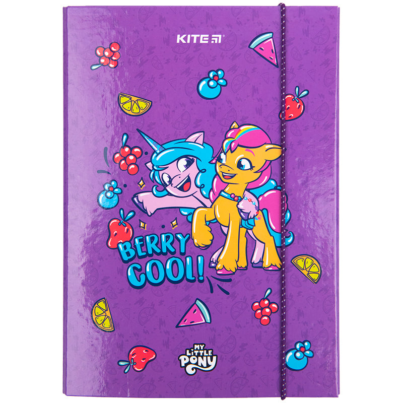 Папка для зошитів на гумці Kite My Little Pony LP23-210, картон. Фото 2