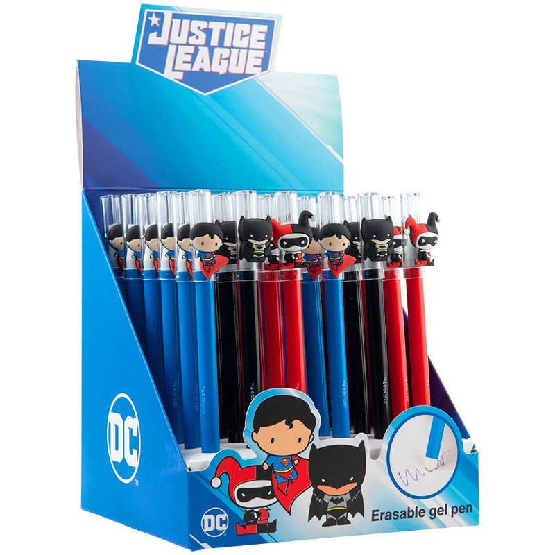 Ручка гелева пиши-стирай Kite DC Comics DC22-352, синя