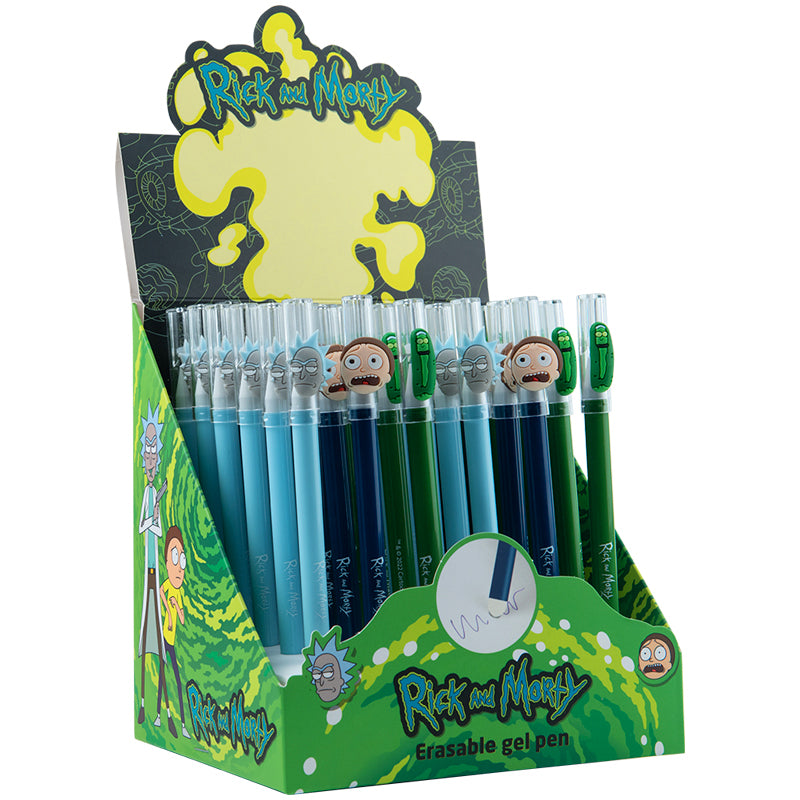 Ручка гелева пиши-стирай Kite Rick and Morty RM22-352, синя