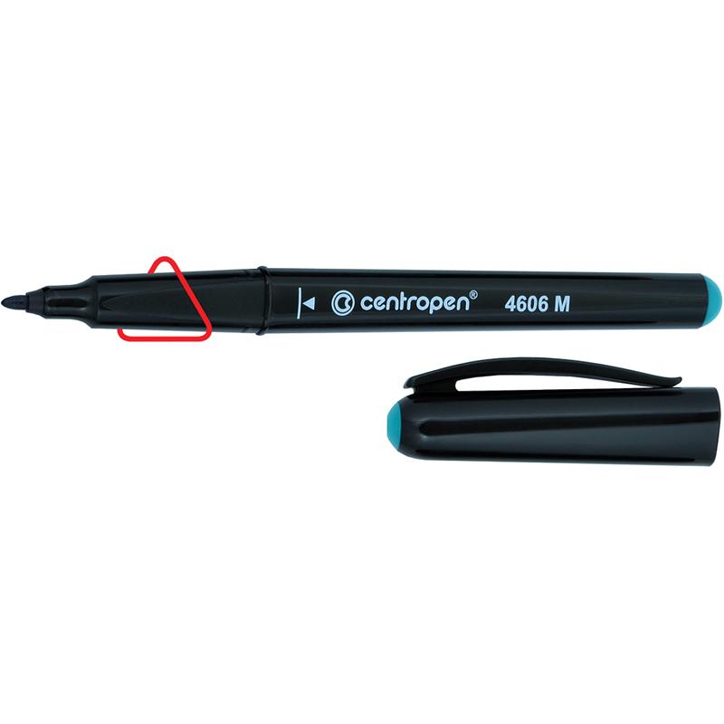 Маркер Centropen CD-Pen ergoline, 1 мм зелений 4606/04