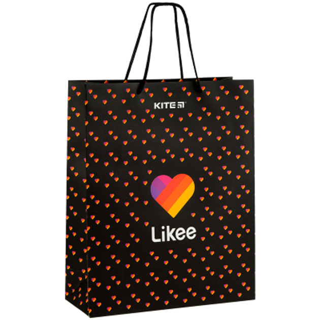 Пакет паперовий подарунковий Kite Likee, 26х32 см