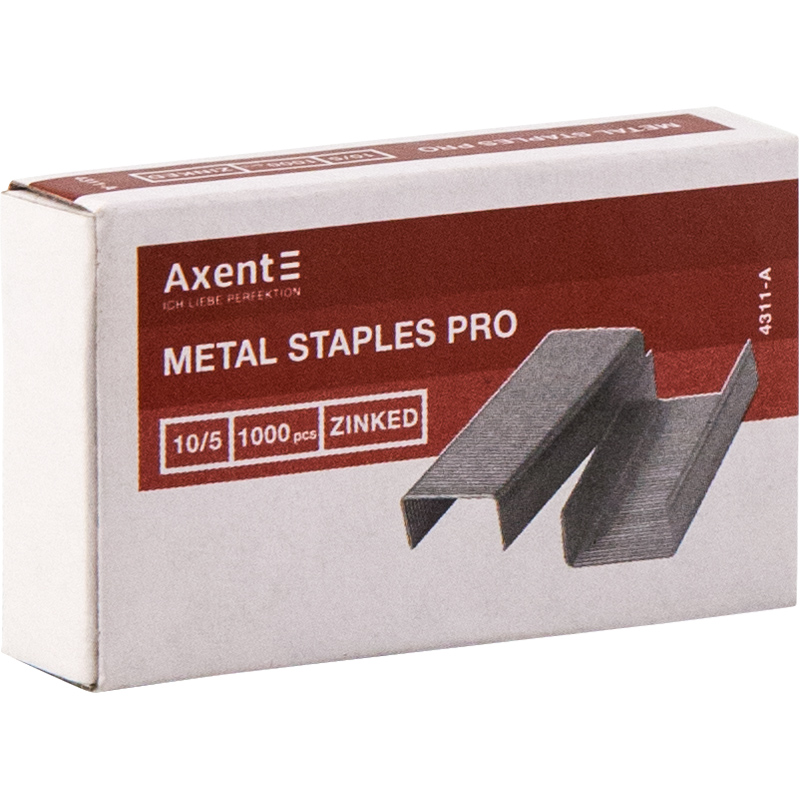 Скоби для степлерів Axent Pro №10/5, 1000 штук 4311-A