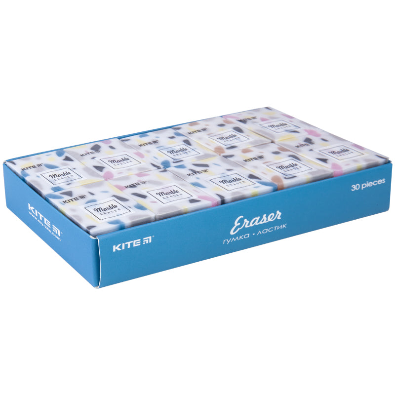 Гумка кольорова Kite Marble K20-021, асорті