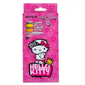 Пастель масляна Kite Hello Kitty 12 кольорів HK21-071