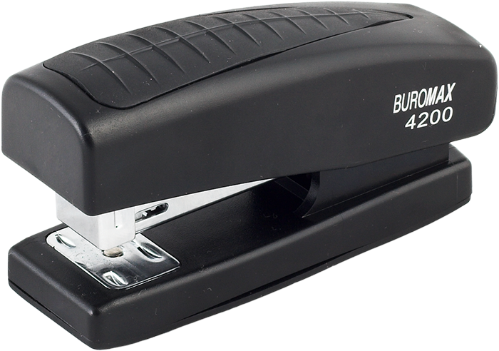 Степлер Buromax BM.4200-01 пластиковий 20 аркушів чорний