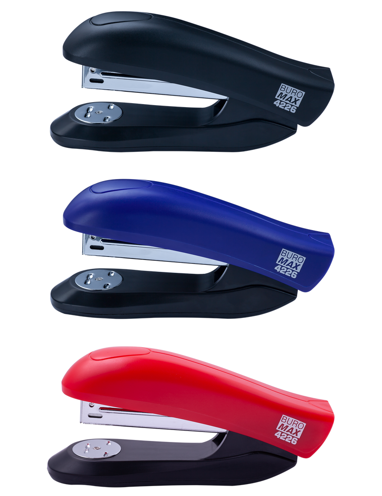 Степлер Buromax BM.4226-99 пластиковий 20 аркушів в асортименті